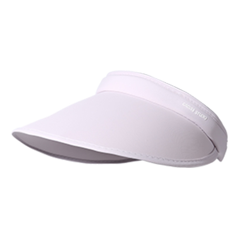 CACUSS空顶帽款女夏防晒帽大帽檐防紫外线户外发箍式遮阳太阳帽子