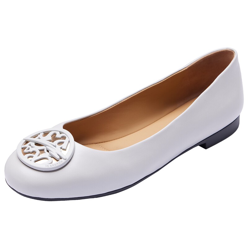 莱尔斯丹舒芙蕾春夏新款时尚羊皮舒适浅口通勤平底单鞋女6M00808 - 百亿补贴品牌优选出品