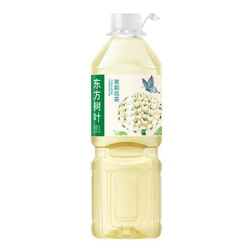 农夫山泉东方树叶无糖茶饮料茉莉花茶青柑普洱1.5L*6瓶大瓶分享装