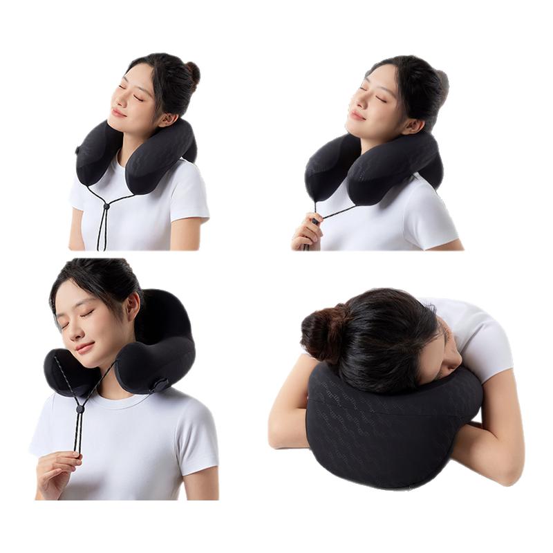 蕉下口袋随行枕充气枕头便携旅行高铁飞机护颈枕按压式充气u型枕