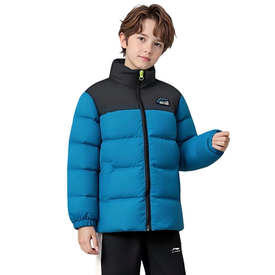 李宁儿童男中大童短羽绒服