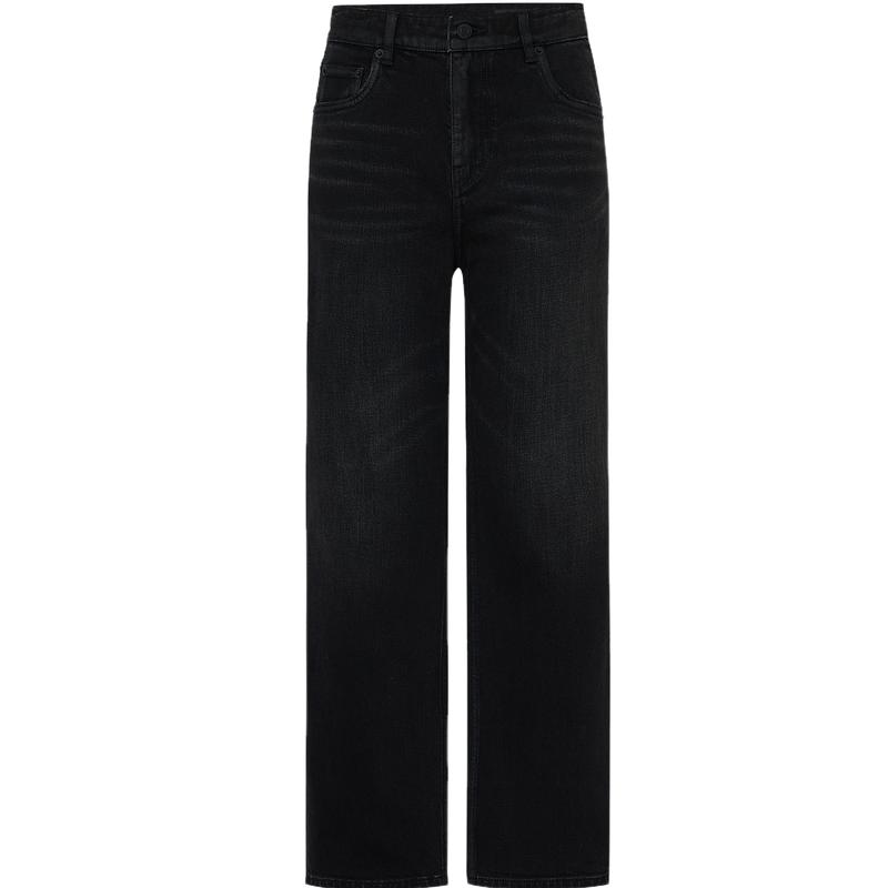 MOCO牛仔裤秋小直筒九分裤