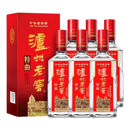 泸州老窖52度特曲500ml*6瓶浓香型白酒新老包装随机发