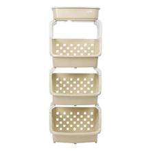 厨房置物架落地多层果蔬菜零食玩具架子家用小推车杂物收纳储物筐