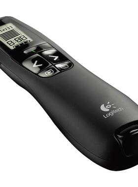 罗技R800无线翻页笔PPT教师用演示器电子教鞭多媒体遥控笔usb幻灯片R500s/R400翻页器演讲教学