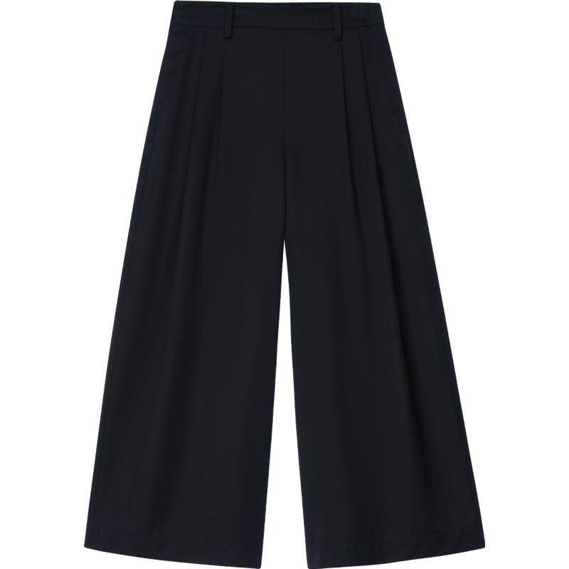 素然ZUCZUG 4M36 秋季女士水洗感羊毛九分灯笼休闲裤