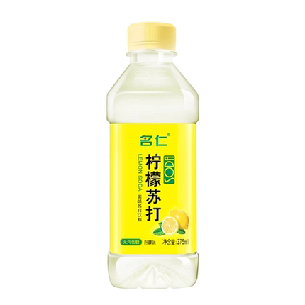 名仁原味苏打水350/375ml*6/12/15瓶0糖0脂肪弱碱性0脂饮用水-CL