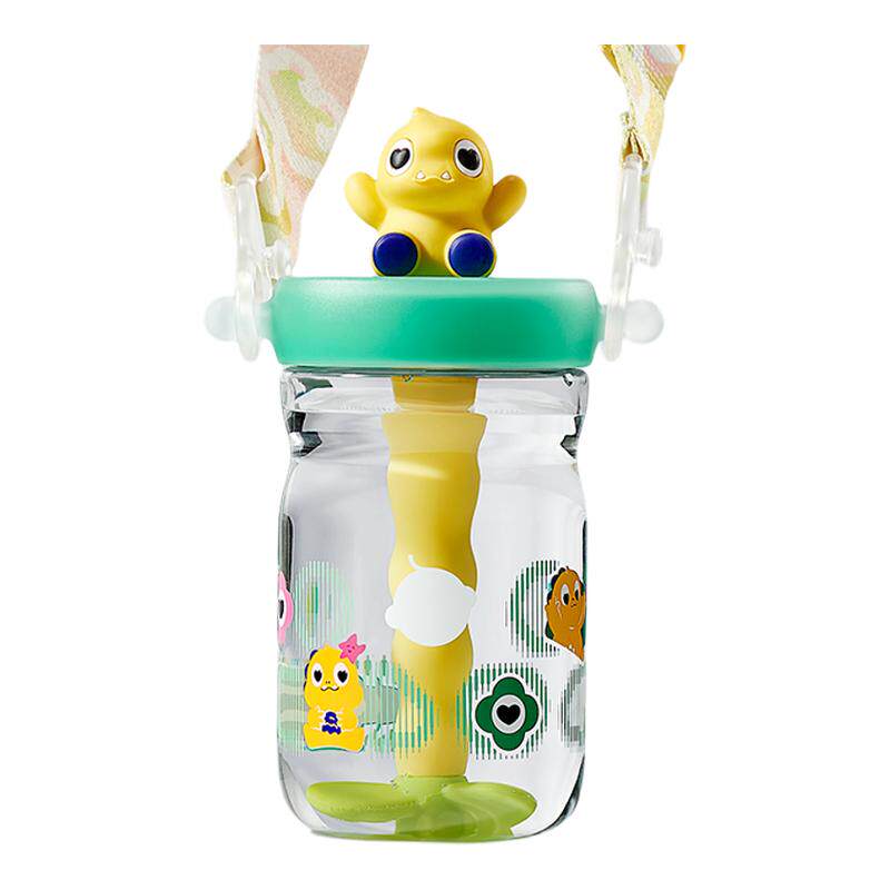 babycare恐龙冷萃儿童水杯吸管杯