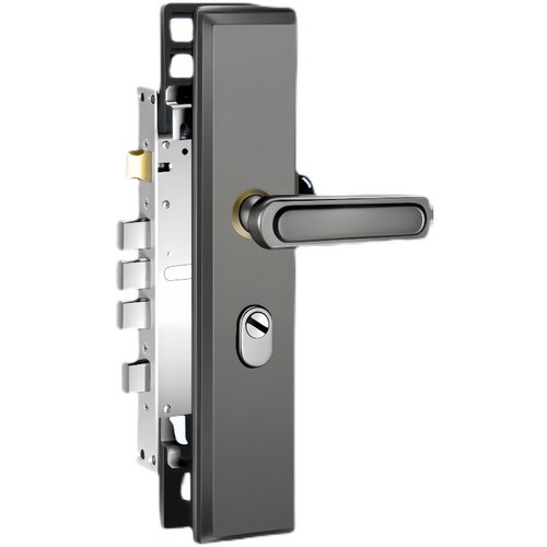 防盗门锁套装C级家用通用型不锈钢入户门锁木门大门锁机械锁具