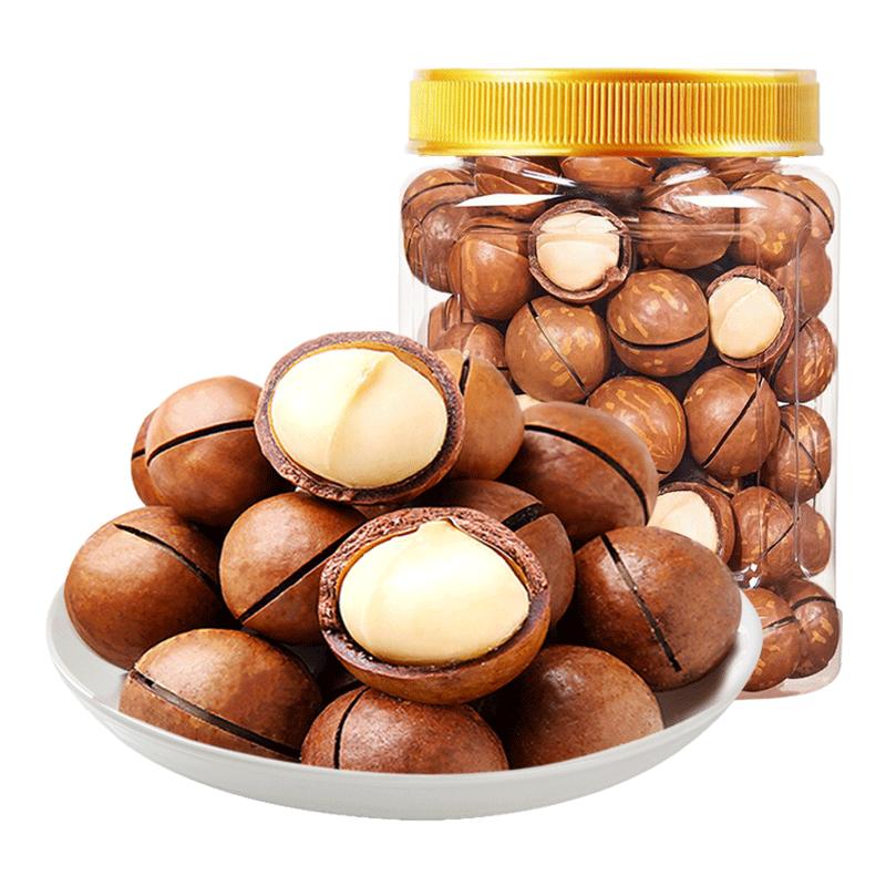 新货夏威夷果500g大罐装低GI大礼包干果仁专用孕妇健康休闲小零食