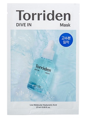 韩国Torriden桃瑞丹补水保湿面膜oliveyoung面膜玻尿酸镇定舒缓