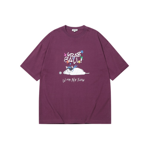 GUUKA纯棉猫咪短袖T恤