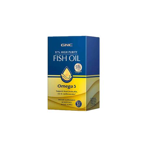 GNC健安喜97%高浓度深海鱼油rtg型中老年Omega3皇冠鱼油软胶囊epa