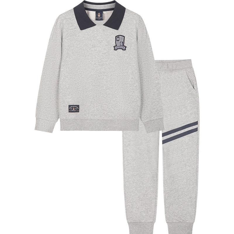 暇步士童装男童套装秋季新款大童时尚套头卫衣儿童休闲长裤两件套,童装/婴儿装/亲子装,套装,淘宝优惠券,粉丝福利购,淘宝优惠卷