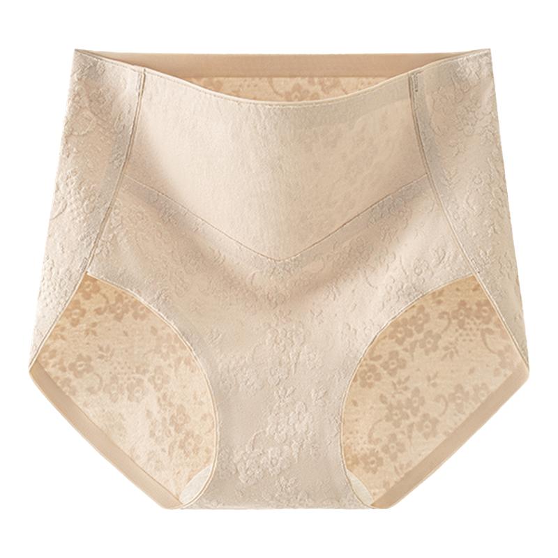 猫人10A抗菌A类0染棉收腹内裤女