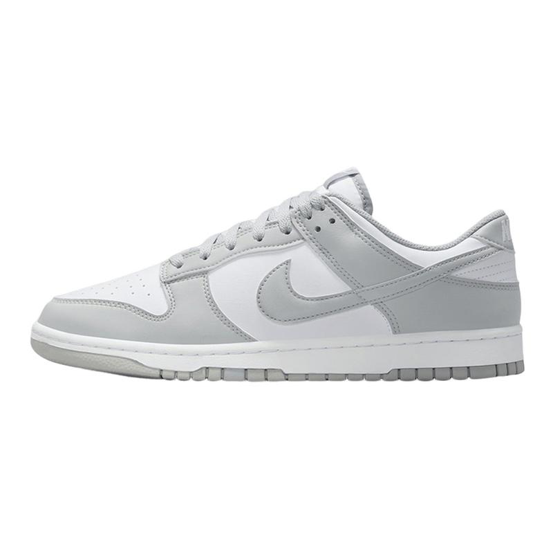 耐克Nike Dunk Low 灰白色男女鞋低帮运动休闲复古板鞋