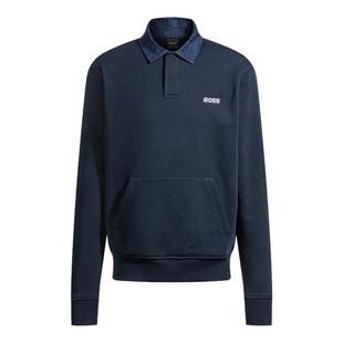 男士 BOSS博斯 POLO领卫衣 棉质Polo领卫衣 100%棉