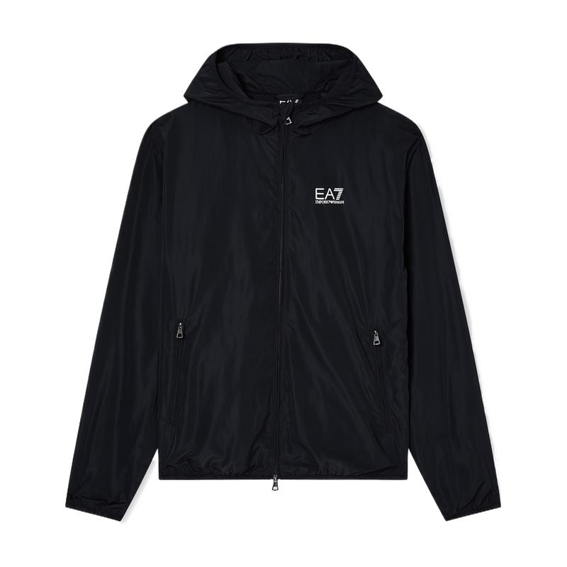 EA7/阿玛尼男士全拉链连帽夹克