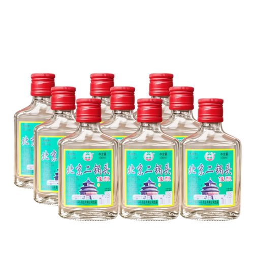 42度北京二锅头酒佳酿100ml/瓶小酒纯粮食酒正品固态法口粮酒小酒