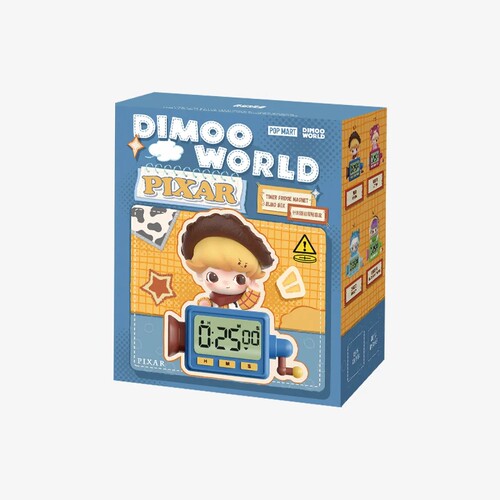 壹号POPMART泡泡玛特DIMOO WORLD × PIXAR联名系列计时器冰箱贴