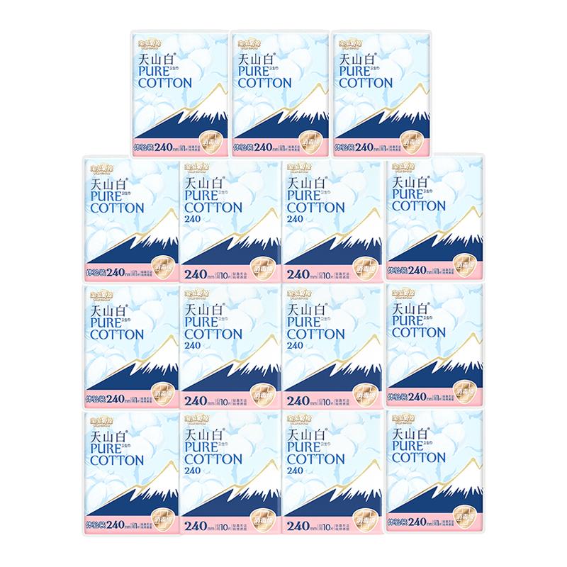 淘淘氧棉240mm日用卫生巾组合装