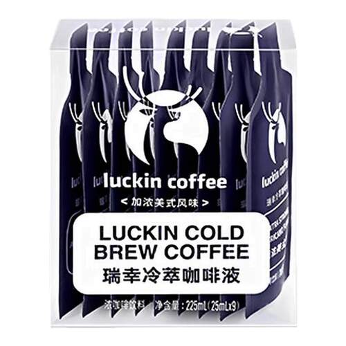 瑞幸冷萃咖啡液生椰浓缩经典美式