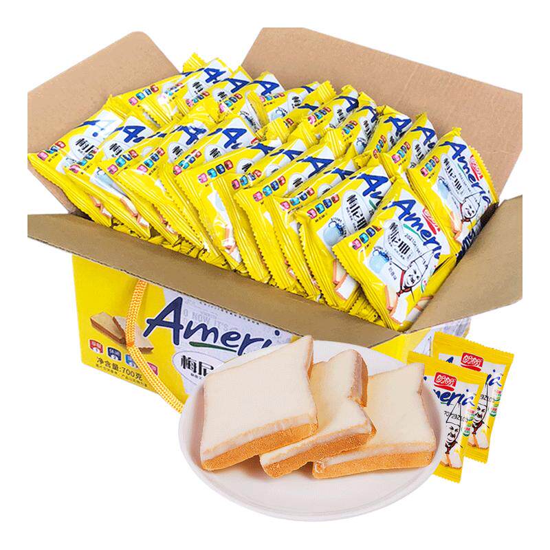 盼盼梅尼耶干蛋糕早餐饼干散装多口味整箱面包干小吃休闲零食品批