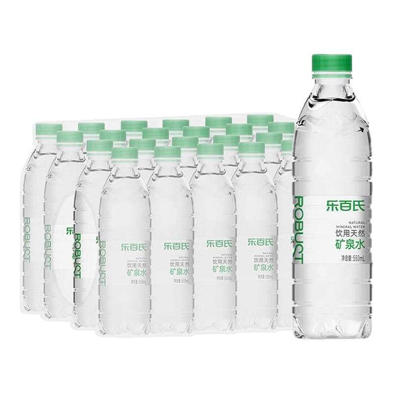 乐百氏矿泉水550ml*24瓶整箱批发特价弱碱性小瓶装天然家庭饮用水图片