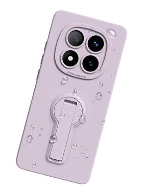 旋转支架适用红米note15pro+手机壳新款小米note14保护套编织腕带手绳13/12turbo液态硅胶全包防摔网红女软外