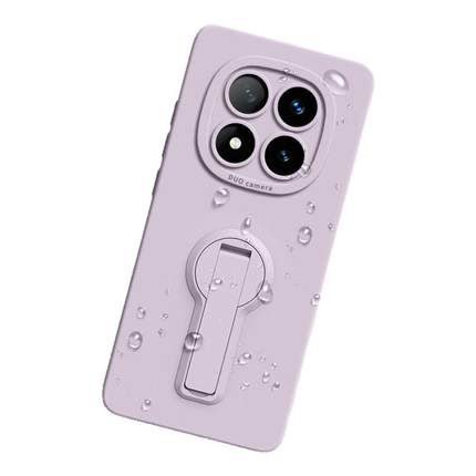 旋转支架适用红米note15pro+手机壳新款小米note14保护套编织腕带手绳13/12turbo液态硅胶全包防摔网红女软外