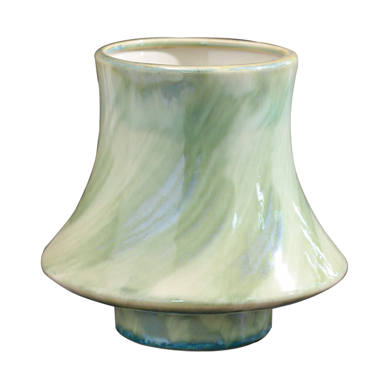 陶瓷花盆中式简约桌面装饰蝴蝶兰