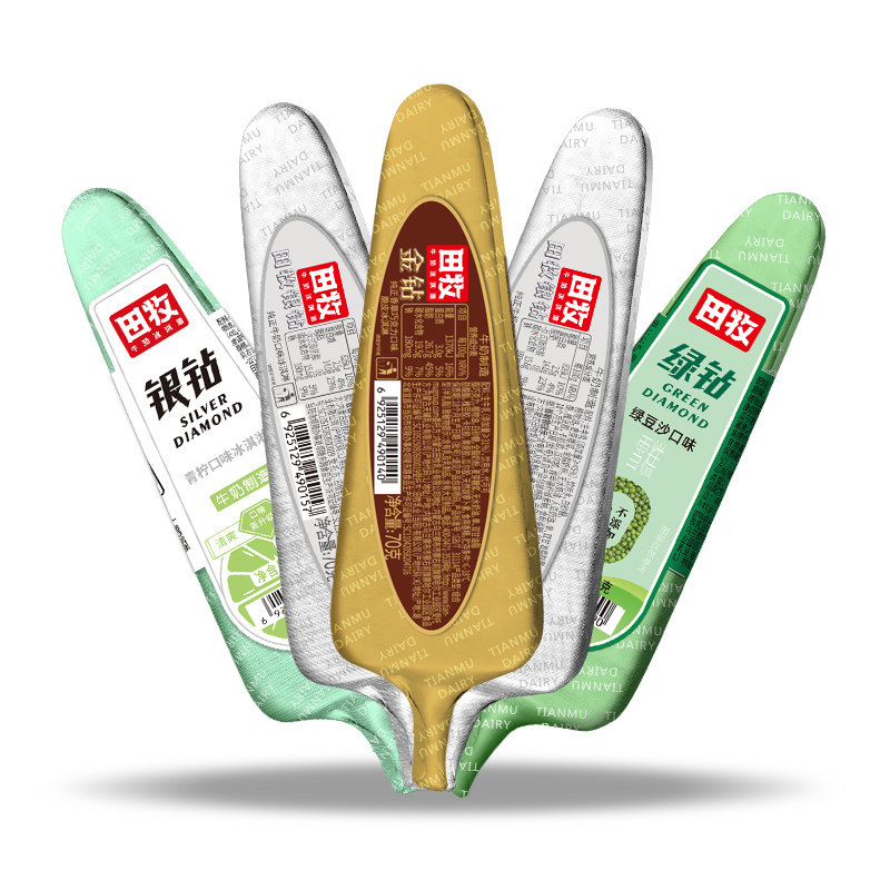 田牧鲜奶冰淇淋30支金钻巧克力脆皮雪糕牛奶花脸棒冰儿童冰激凌百