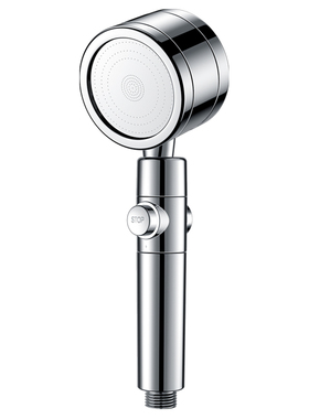 德国超强增压花洒喷头加压大出水量家用洗澡水龙头淋浴霸软管一体