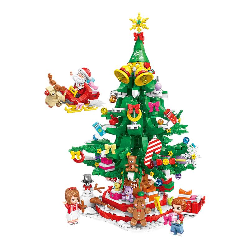 Keeppley启蒙积木玩具圣诞树模型摆件拼装益智送女孩子圣诞礼物12
