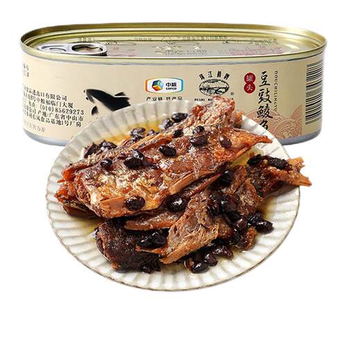 中粮珠江桥官方豆豉鲮鱼罐头