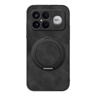 磁吸K40纯色羊巴皮男款 k70旋转支架小米redmik50至尊版 k60新款 适用红米k90promax手机壳k80pro