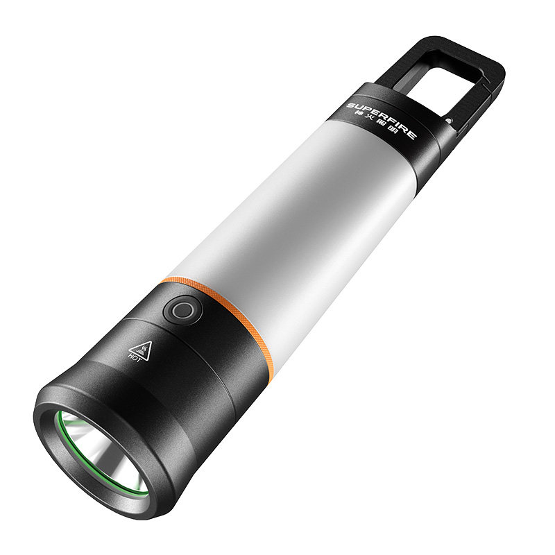 神火户外照明灯led手电筒营地帐篷灯露营便携充电超长续航野营灯