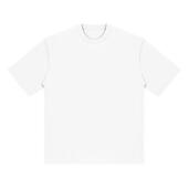 白T恤男夏季 CULTUM短袖 液氨丝光抗皱 圆领休闲打底 高支匹马棉