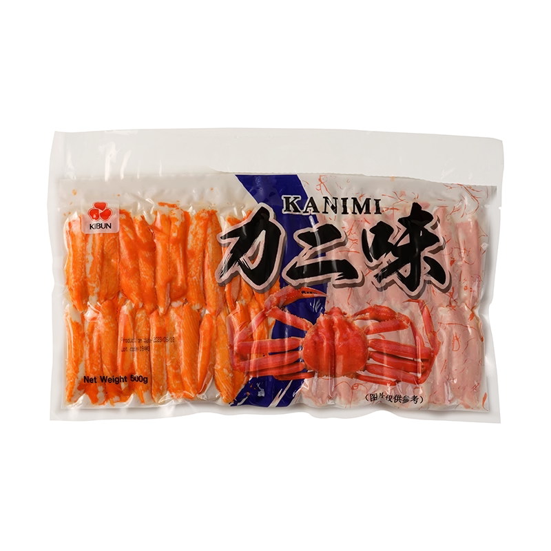 【百补】日本纪文力二味蟹柳低脂蟹肉棒手撕即食关东煮火锅食材