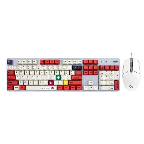 罗技K845有线机械键盘马里奥高达