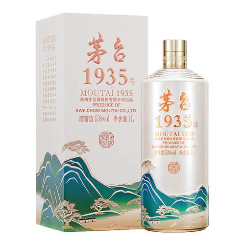 茅台1935西湖文创断桥残雪酒1L