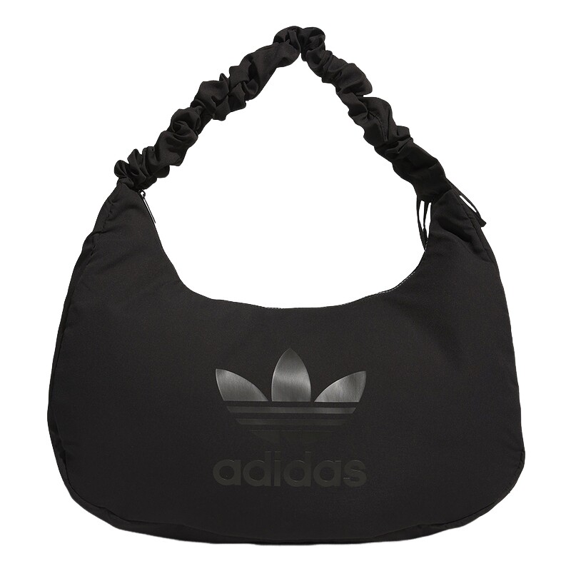 adidas阿迪达斯三叶草云朵包手提拎包斜挎单肩包挎包女黑色JP0146