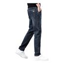 修身 直筒宽松男裤 2025新款 罗蒙冬季 子男款 男士 休闲加绒长裤 牛仔裤