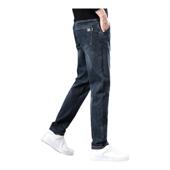 牛仔裤 子男款 男士 直筒宽松男裤 罗蒙冬季 休闲加绒长裤 修身 2025新款