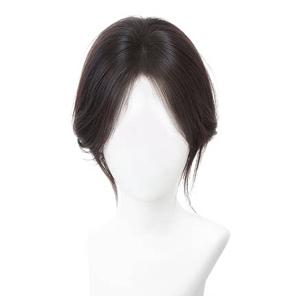 清凉夏季假发女片头顶全真发增发量蓬松高颅顶自然无边仿真补发片