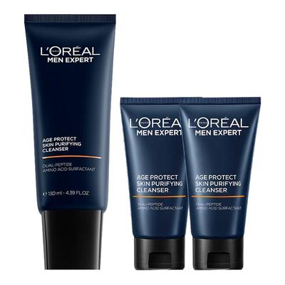 欧莱雅青春肌源洁面乳男士洗面奶