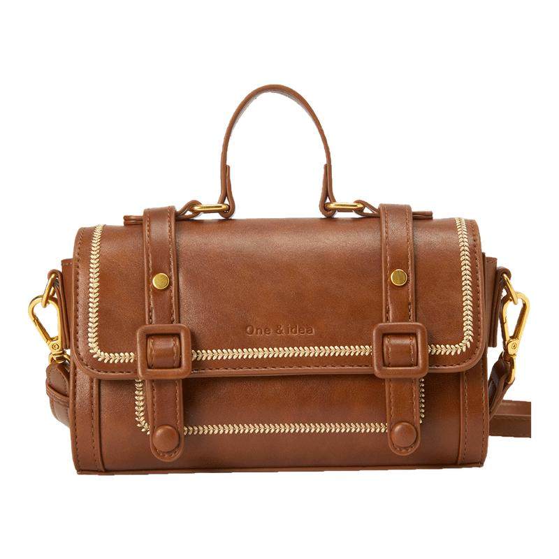 畹町复古学院剑桥小包女秋冬季百搭通勤手提盒子手机包单肩斜挎包,箱包皮具/热销女包/男包,通用款女包,淘宝优惠券,粉丝福利购,淘宝优惠卷