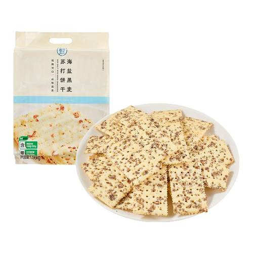 盒马海盐黑麦苏打饼干