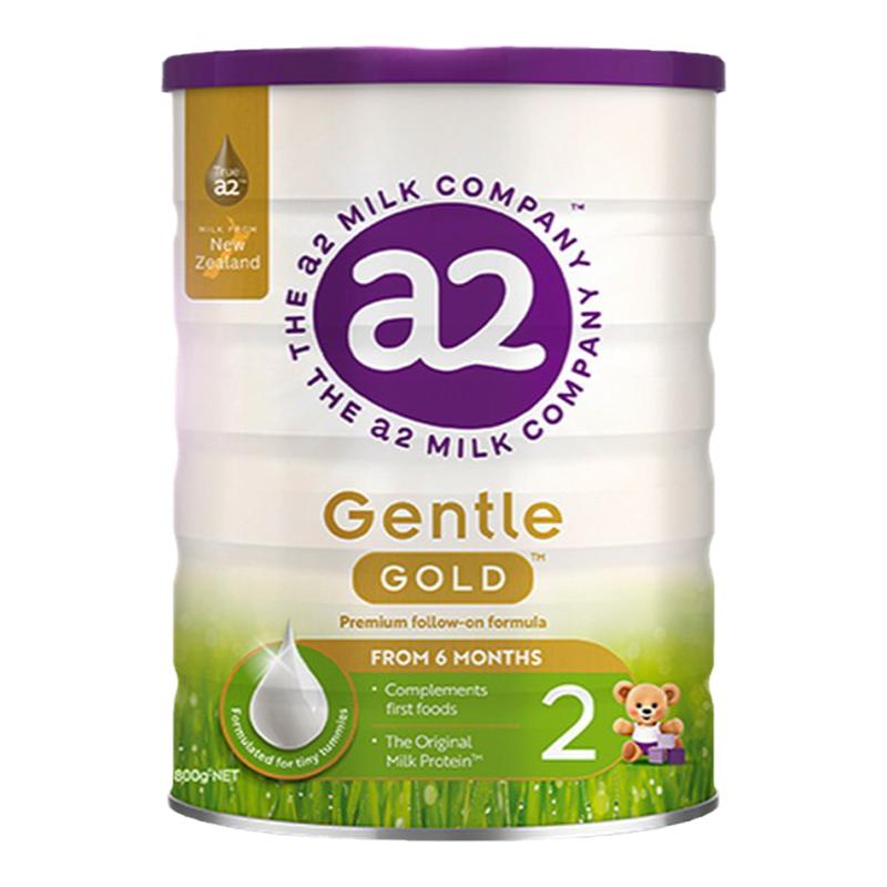 【澳洲发货】a2奶粉呵护金装2段Gentle Gold婴幼儿配方800g 2/4罐