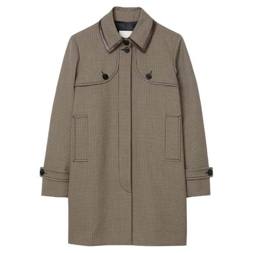 SANDRO法式廓形中长款风衣外套